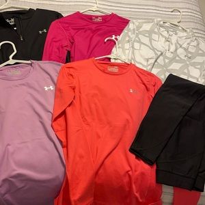 Under Armour Cold Gear tops and legging Set
